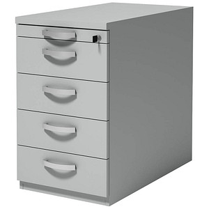 röhr Techno Standcontainer hellgrau 5 Auszüge 43,0 x 80,0 x 72,0 - 78,0 cm röhr Techno Standcontainer hellgrau 5 Auszüge 43,0 x 80,0 x 72,0 - 78,0 cm von röhr