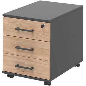 röhr direct.office Rollcontainer hickory 3 Auszüge 42,5 x 50,0 x 55,0 cm röhr direct.office Rollcontainer hickory 3 Auszüge 42,5 x 50,0 x 55,0 cm von röhr