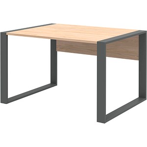 röhr direct.office Schreibtisch hickory rechteckig, Kufen-Gestell grau 120,0 x 80,0 cm röhr direct.office Schreibtisch hickory rechteckig, Kufen-Gestell grau 120,0 x 80,0 cm von röhr