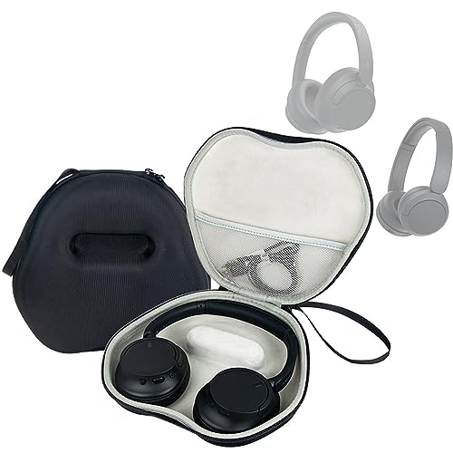 Rokeblau Schutzhülle für Sony WH-CH720N/WH-CH520 kabellose Kopfhörer, EVA-Material, wasserdicht, kratzfest, Schutzhülle für WH-CH720N/WH-CH520, tragbare Tragetasche mit Netz-Porcket von rokeblau