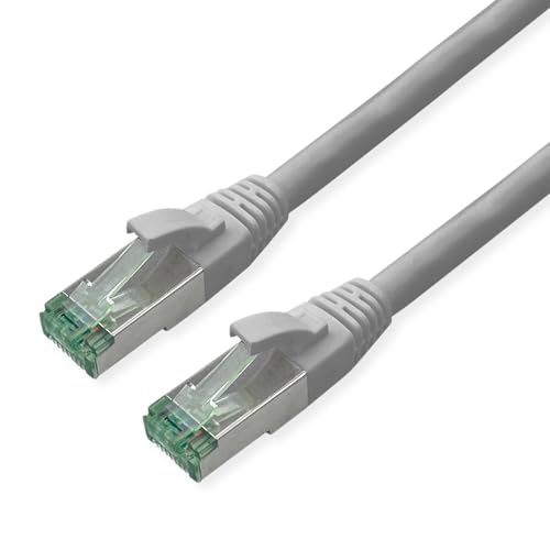 ROLINE RM Patchkabel Kat.6A S/FTP (PiMF), grau, 10 m von roline recycled material