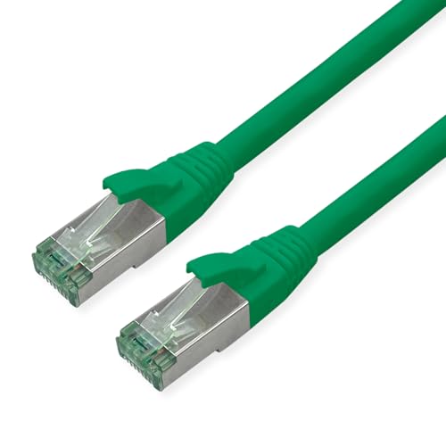 ROLINE RM Patchkabel Kat.6A S/FTP (PiMF), grün, 1,5 m von roline recycled material