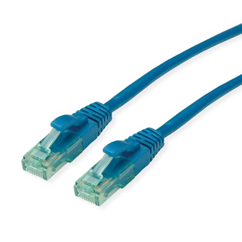 ROLINE RM Patchkabel Kat.6A UTP, blau, 7,5 m von roline recycled material