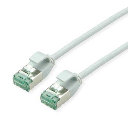 ROLINE RM U/FTP DataCenter Patchkabel Kat.6A (Class EA), Slim, grau, 3 m von roline recycled material