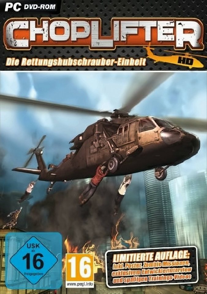 Choplifter HD - Die Rettungshubschrauber - Einheit (Limited Edition) PC von rondomedia