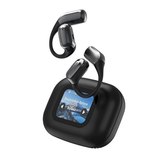rongweiwang Kopfhörer für reibungslose Kommunikation mit Dual Mikrofon ENC Wallpaper Switching ABS Translating Earbuds Kopfhörer, Schwarz rongweiwang Kopfhörer für reibungslose Kommunikation mit Dual Mikrofon ENC Wallpaper Switching ABS Translating Earbuds Kopfhörer, Schwarz von rongweiwang