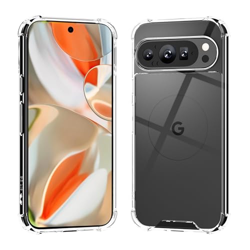 rooCASE Plexis Clear Hülle Kompatibel mit Google Pixel 9, Slim Transparent Cover mit TPU Bumper, Crystal Glass Clear, Acryl Anti-Kratzen, Stoßfest rooCASE Plexis Clear Hülle Kompatibel mit Google Pixel 9, Slim Transparent Cover mit TPU Bumper, Crystal Glass Clear, Acryl Anti-Kratzen, Stoßfest von rooCASE