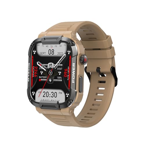 rorios Mode Smartwatch für Herren Männer 110 Sportmodi Fitness Uhr Silikon Intelligente Armbanduhr Bluetooth Anrufe Überwachung der Herzfrequenz Uhr Gelb rorios Mode Smartwatch für Herren Männer 110 Sportmodi Fitness Uhr Silikon Intelligente Armbanduhr Bluetooth Anrufe Überwachung der Herzfrequenz Uhr Gelb von rorios