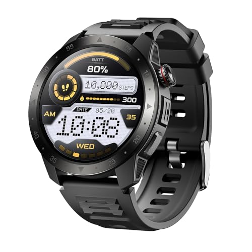 rorios Outdoor-Abenteuer-Smartwatch mit Höhenmesser & Kompass GPS-Uhr mit Echtzeit-Höhenmessung Barometer SOS-Alarm, Richtungsfinder und wasserdichter Sport-Armbanduhr Schwarz rorios Outdoor-Abenteuer-Smartwatch mit Höhenmesser & Kompass GPS-Uhr mit Echtzeit-Höhenmessung Barometer SOS-Alarm, Richtungsfinder und wasserdichter Sport-Armbanduhr Schwarz von rorios