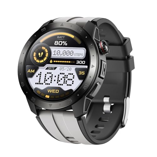 rorios Outdoor-Abenteuer-Smartwatch mit Höhenmesser & Kompass GPS-Uhr mit Echtzeit-Höhenmessung Barometer SOS-Alarm, Richtungsfinder und wasserdichter Sport-Armbanduhr grau rorios Outdoor-Abenteuer-Smartwatch mit Höhenmesser & Kompass GPS-Uhr mit Echtzeit-Höhenmessung Barometer SOS-Alarm, Richtungsfinder und wasserdichter Sport-Armbanduhr grau von rorios