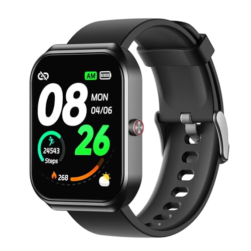 rorios Unisex Smartwatch Multifunktionale Bluetooth Armbanduhren mit 100+ Sportmodi Fitnessuhr, Intelligente Anrufuhr mit Herzfrequenz- & Schlafüberwachung Aktivitätstracker Frauen Männer Schwarz A rorios Unisex Smartwatch Multifunktionale Bluetooth Armbanduhren mit 100+ Sportmodi Fitnessuhr, Intelligente Anrufuhr mit Herzfrequenz- & Schlafüberwachung Aktivitätstracker Frauen Männer Schwarz A von rorios