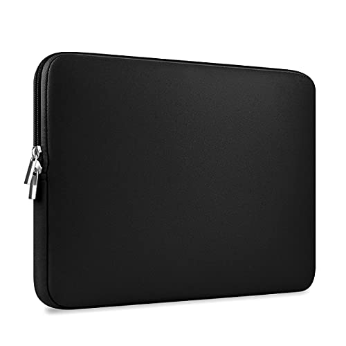 Laptop Hülle Tasche für 13 Zoll Macbook Air Pro Retina (Schwarz Neopren Wasserdicht) von rosenice