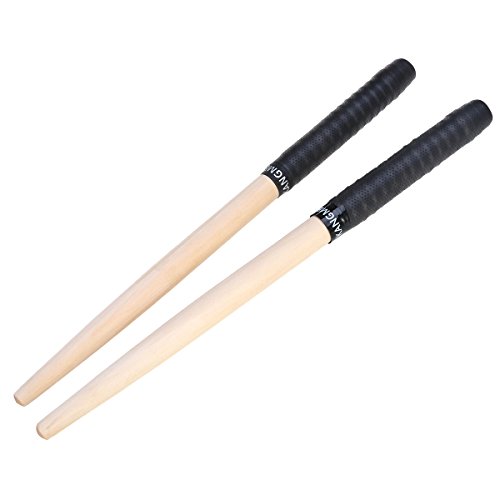 ROSENICE Paar Drumsticks Maibachi von Taiko Drum Master (Schwarz) von rosenice