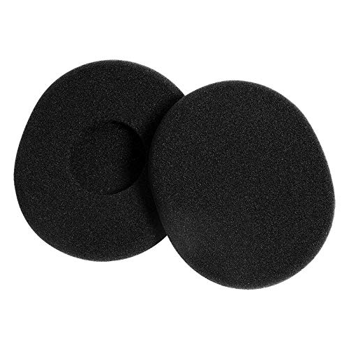 Ein Paar Ersatz-Ohrpolster aus Schaumstoff für kabellose H800-Kopfhörer (schwarz) von rosenice