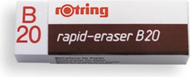 Rotring B20 Rapid Radierer Weiß 1 Stück(e) (S0194570) von rotring