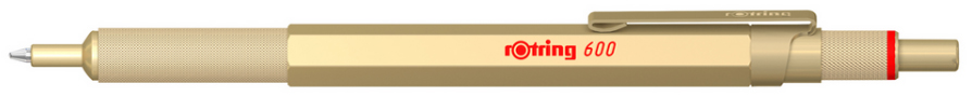 rotring Druckkugelschreiber 600, metallic-gold von rotring