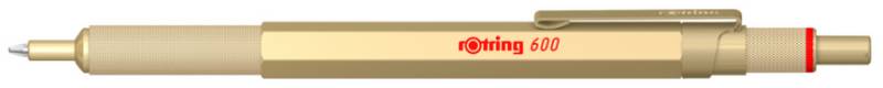 rotring Druckkugelschreiber 600, metallic-gold von rotring