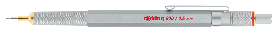 rotring Feinminenstift 800, 0,5 mm, silber von rotring