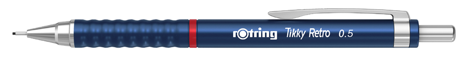 rotring Feinminenstift Tikky Retro, 0,5 mm, blau von rotring