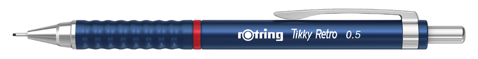 rotring Feinminenstift Tikky Retro, 0,7 mm, blau von rotring