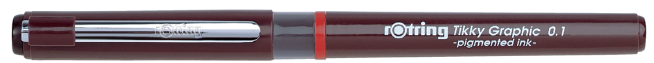 rotring Tikky Graphic Faserschreiber, Strichstärke 0,2 mm von rotring