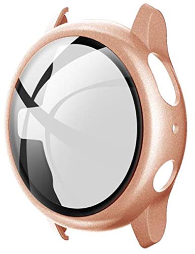 Schutzhülle Kompatibel mit Samsung Galaxy Watch Active 2 44mm Hülle, Panzerglas Displayschutz Ultradünne PC Schutzfolie HD Stoßfestes Gehäuse für Galaxy Watch Active 2 von ruiyoupin