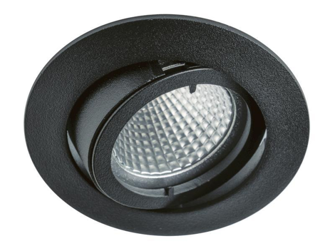 RUTEC Einbaustrah. mattschwarz ALU55372M schwenkbar DA68mm o.Sprengring f.LM 50mm RUTEC Einbaustrah. mattschwarz ALU55372M schwenkbar DA68mm o.Sprengring f.LM 50mm von rutec Licht GmbH & Co. KG