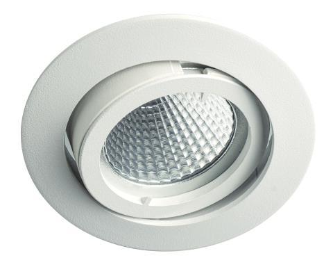 RUTEC Einbaustrahler mattweiß ALU55371M schwenkbar DA68mm o.Sprengring f.LM 50mm RUTEC Einbaustrahler mattweiß ALU55371M schwenkbar DA68mm o.Sprengring f.LM 50mm von rutec Licht GmbH & Co. KG