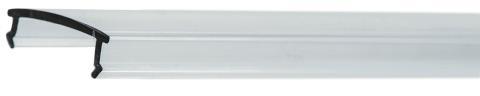 RUTEC Profilabdeckung klar 2m B68897 LxBxH 2000x18x6,6mm von rutec Licht GmbH & Co. KG