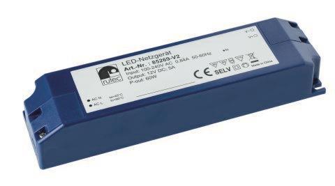 Rutec LED-Netzgerät 12V 60W 85269-V2 IP20 100-240V AC Schraubanschluss Rutec LED-Netzgerät 12V 60W 85269-V2 IP20 100-240V AC Schraubanschluss von rutec Licht GmbH & Co. KG