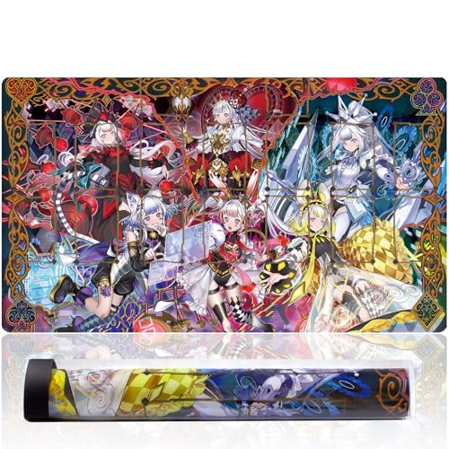 Sabermaster ygo Maliss Spielmatte, Gummimatte, Duell, Gaming, Wettbewerb, Kartenbinder, Deck, 59,9 x 34,8 cm von sabermaster