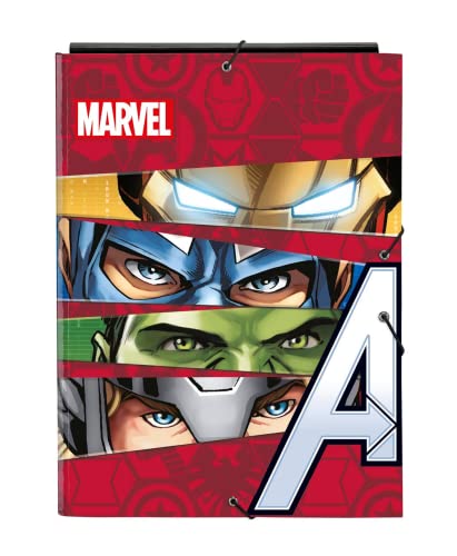 Avengers Infinity Ordner mit 3 Klappen, 260 x 365 mm von safta