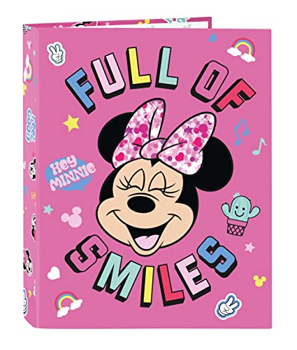 Minnie Mouse 'Lucky' Ringbuch mit 4 Ringen von safta