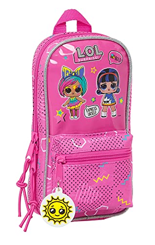 SAFTA Unisex-Kinder M747 Kulturbeutel mit 4 Fächern und Nützlichen, Fuchsia-Rot, 120x50x230 mm SAFTA Unisex-Kinder M747 Kulturbeutel mit 4 Fächern und Nützlichen, Fuchsia-Rot, 120x50x230 mm von safta