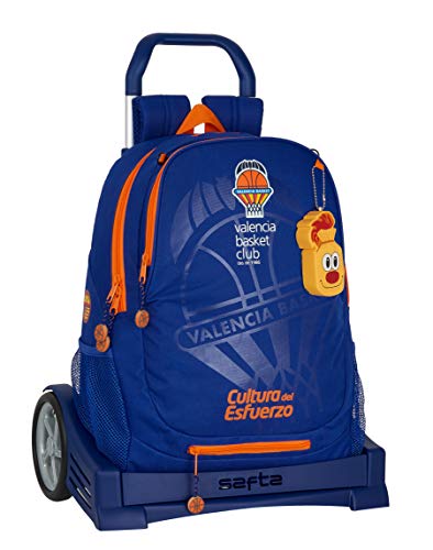 Safta Ergonomischer Rucksack mit Trolley Evolution von Valencia Basket, 320 x 160 x 440 mm von safta