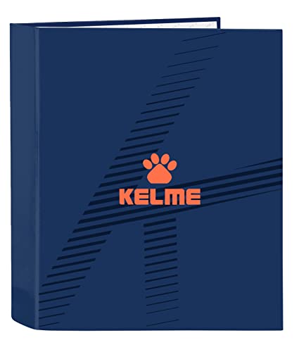 Safta Kelme Foliomappe mit 4 Ringen, ideal für Kinder verschiedener Altersgruppen, bequem und vielseitig, Qualität und Stärke, 27 x 6 x 33 cm, Marineblau und Orange Safta Kelme Foliomappe mit 4 Ringen, ideal für Kinder verschiedener Altersgruppen, bequem und vielseitig, Qualität und Stärke, 27 x 6 x 33 cm, Marineblau und Orange von safta