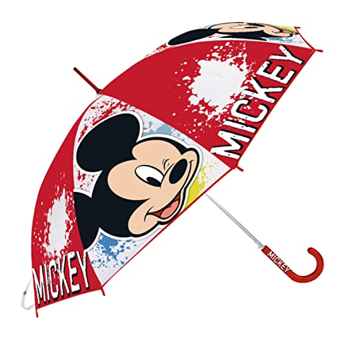 Safta Mickey Mouse Happy Smiles Manueller Regenschirm, 460 mm, bunt, único Safta Mickey Mouse Happy Smiles Manueller Regenschirm, 460 mm, bunt, único von safta