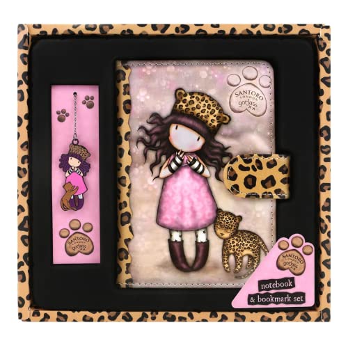 Safta Unisex Kinder 1086gj03 Set Notizbuch mit Lesezeichen Gorjuss Purrrrrfect Love, bunt, Medium von safta