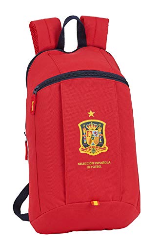 Spanische Fußball, rot, Plumier Mochila, Federmäppchen Rucksack von safta