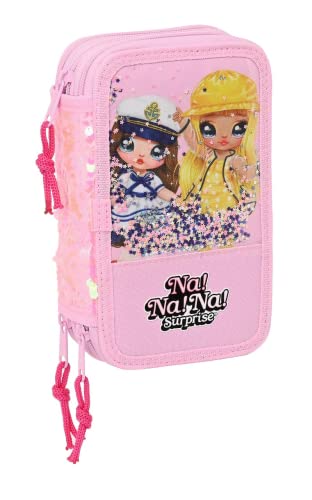 safta 412264857 Federmäppchen 36 Stück Nanana Sparkles 12,5 x 19,5 x 5,5 cm, bunt von safta