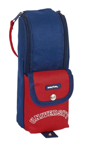 safta 842229931 Federmäppchen mit Griff University 6 x 21 x 6 cm, bunt von safta
