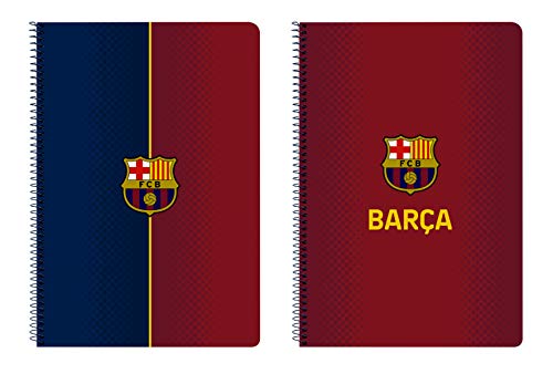 safta FC Barcelona Notizbuch, 80 Blatt, 20/21, fester Einband, 215 x 10 x 310 mm von safta