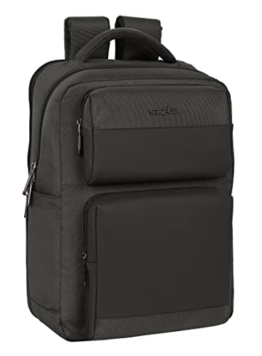 safta Unisex Kinder, 15,6 Zoll und USB Business Grey Rucksack mit 2 Taschen, 31 x 44 x 13 cm, bunt, Estándar von safta