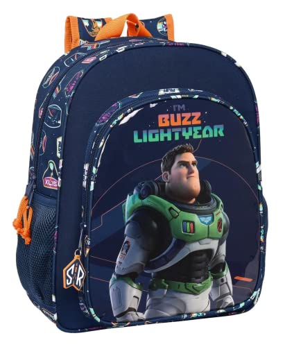 safta Unisex Kinder Artikel Rucksack Junior Adapt.Trolley Lightyear, bunt, Medium von safta