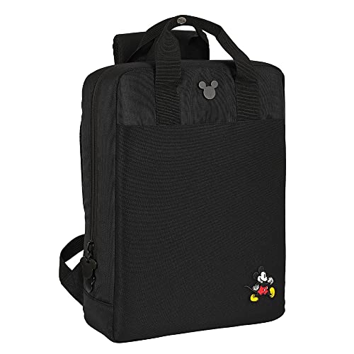 safta Unisex Kinder Artikel Rucksack für Laptop 13,3 Zoll + USB Mickey Mouse Premium, bunt, Medium von safta