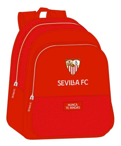 safta Unisex Kinder Kinderrucksack 280x100x340 mm Sevilla FC Rucksack, 280 x 100 x 340 mm, rot, Estándar von safta