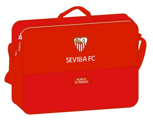 safta Unisex Kinder Sevilla FC Schulranzenetui, 380 x 60 x 280 mm, rot von safta