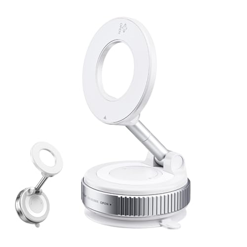 Magnetische Handyhalterung fürs Auto, Vakuumhände, klappbarer Saugnapf-Halter für Auto/Fitnessstudio/Spiegel/Glatt von saibunratus