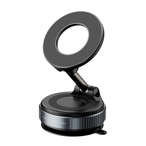 Magnetische Handyhalterung fürs Auto, Vakuumhände, klappbarer Saugnapf-Halter für Auto/Fitnessstudio/Spiegel/Glatt von saibunratus