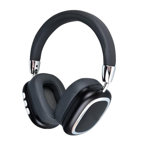 saibunratus Over-Ear-Kopfhörer, Stereo-Sound, Overhead-Kopfhörer, kabellos, wiederaufladbar, für Zuhause, Reisen, Geschäftsreisen, Camping, Urlaub von saibunratus